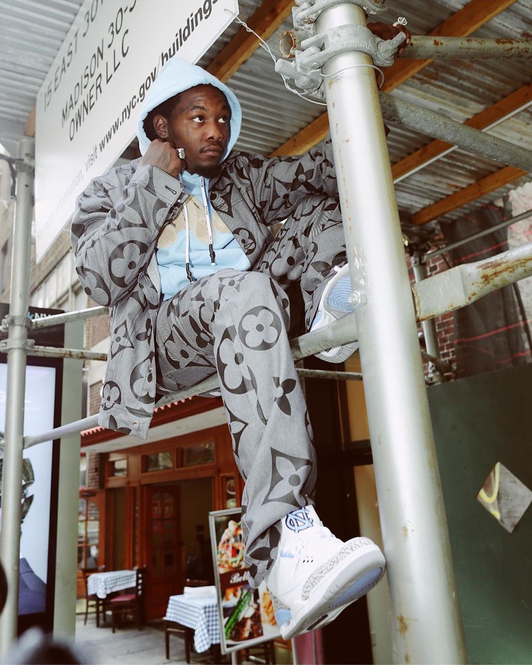SPOTTED: Offset Takes in New York Views In Louis Vuitton Two-Piece – PAUSE  Online
