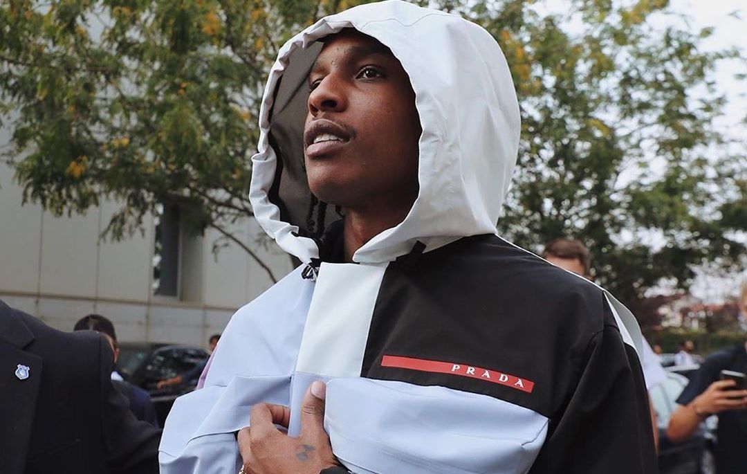 SPOTTED: A$AP Rocky Strolls Through Milan In Prada Jacket