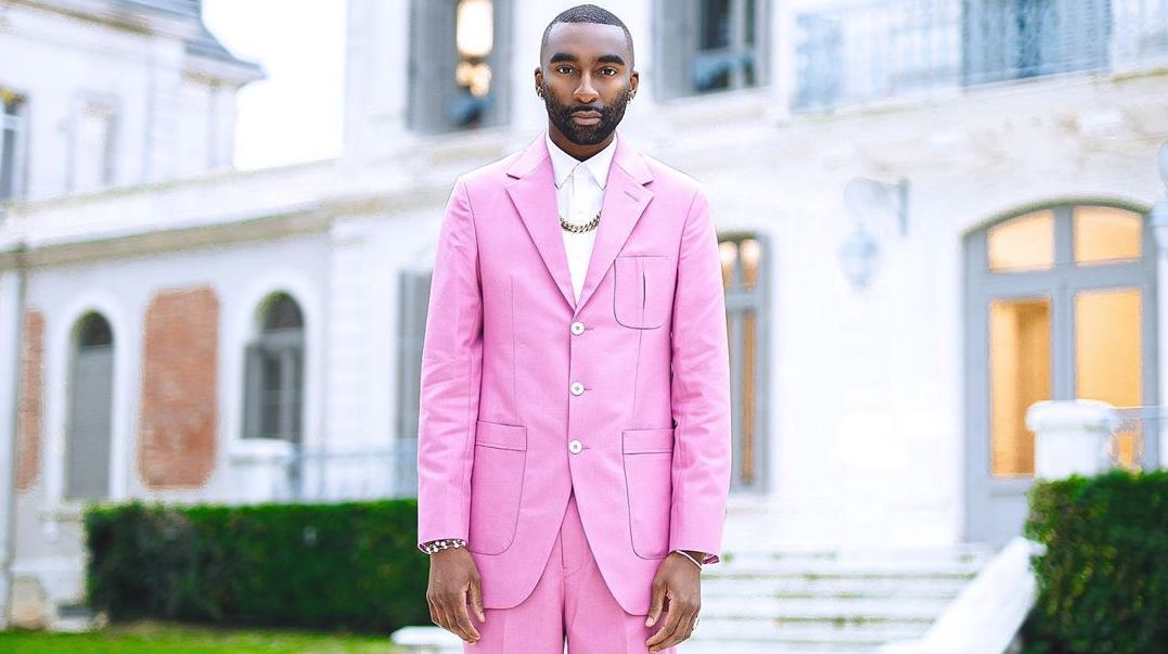 SPOTTED: Riky Rick Hits France In All-Pink Ensemble