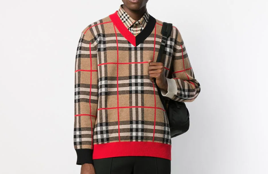 PAUSE or Skip: Burberry Jacquard-Knit Check Jumper