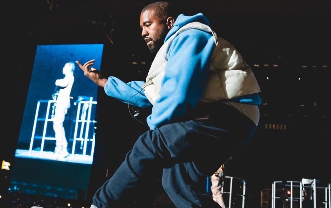SPOTTED: Kanye West Wears YEEZY Foam Runners At ASTROWORLD