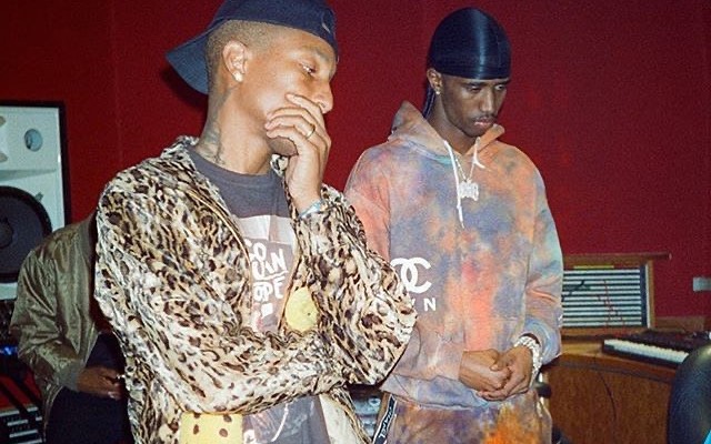 SPOTTED: Pharrell & Christian Combs Hit The Studio