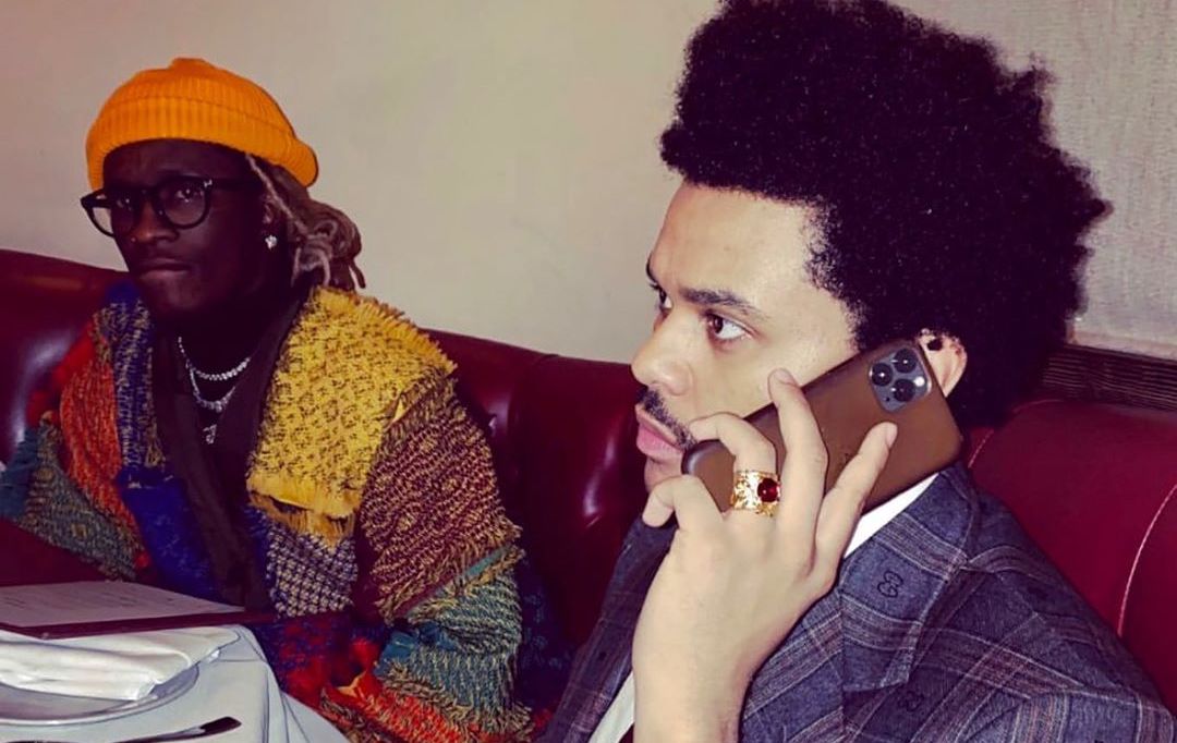 SPOTTED: Young Thug & The Weeknd Grab Dinner In L.A.