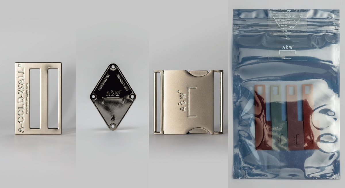 A-COLD-WALL* drop buckles, zips & more in “Hardware Package”