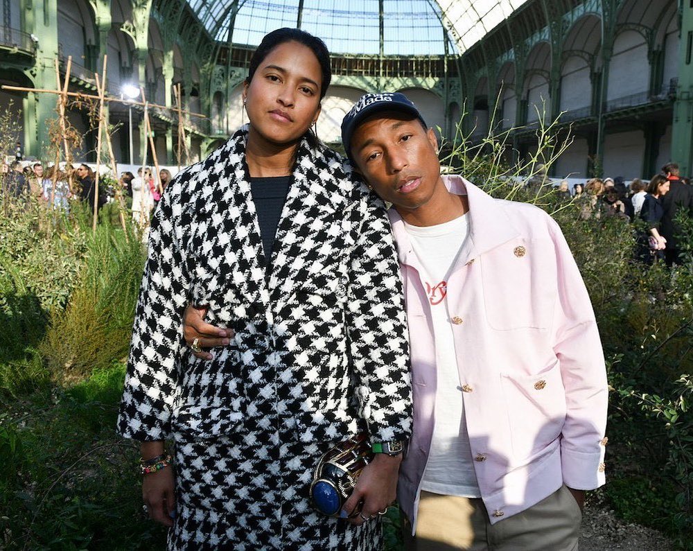SPOTTED: Pharrell attends Chanel Couture show in Paris