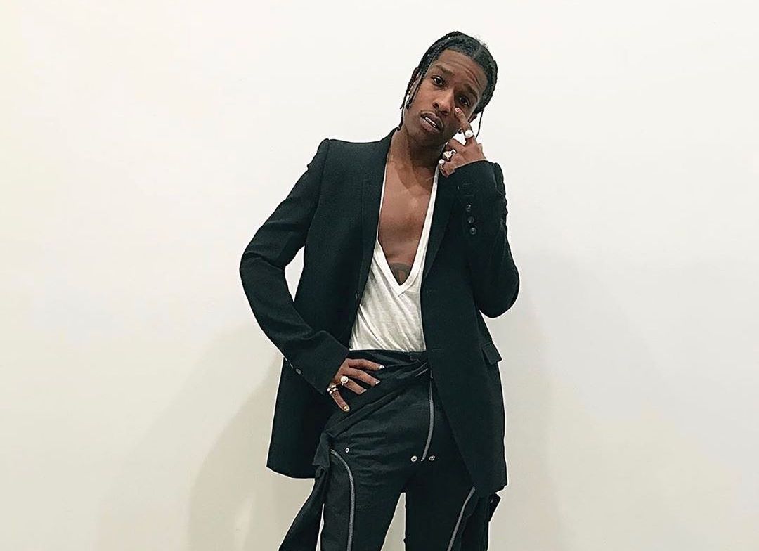 SPOTTED: ASAP Rocky in Rick Owens for WSJ Editorial