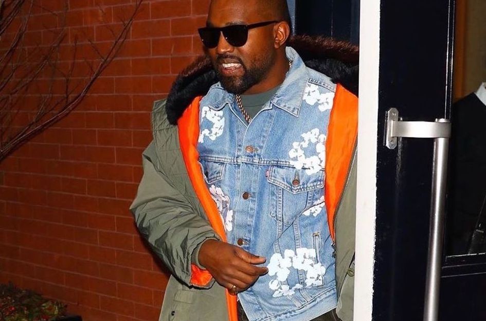 SPOTTED: Kanye West steps out on in Yeezy & Denim Tears x Levi’s