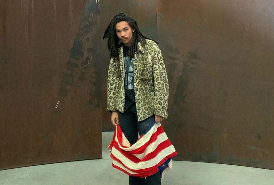 SPOTTED: Luka Sabbat visits the Dia Beacon, New York in Leopard Print