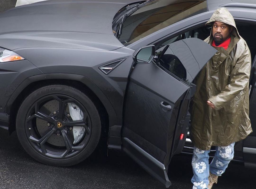 SPOTTED: Kanye West in Denim Tears x Levis & YEEZY Boots