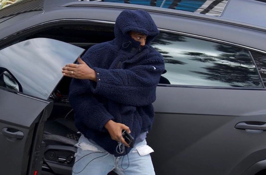 SPOTTED: Kanye West Steps out in YEEZY Season 8, Martine Rose & Levi’s