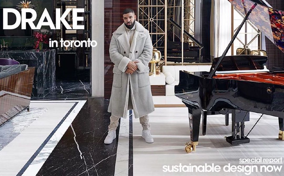 SPOTTED: Drake Covers Architectural Digest May 2020 Issue