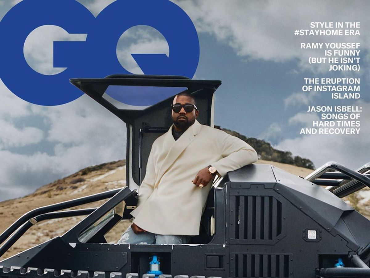 Kanye West fronts American GQ’s May 2020 Issue