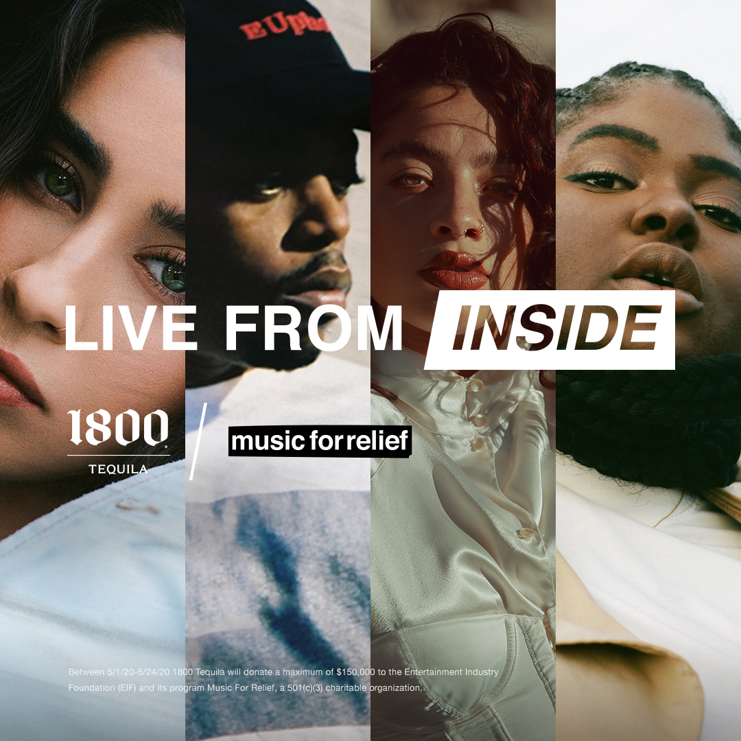 1800 Tequila launches Livestream Series With Artists and Mixologists