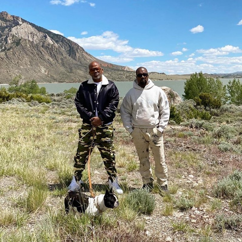 SPOTTED: Dame Dash & Kanye West on his Wyoming Ranch