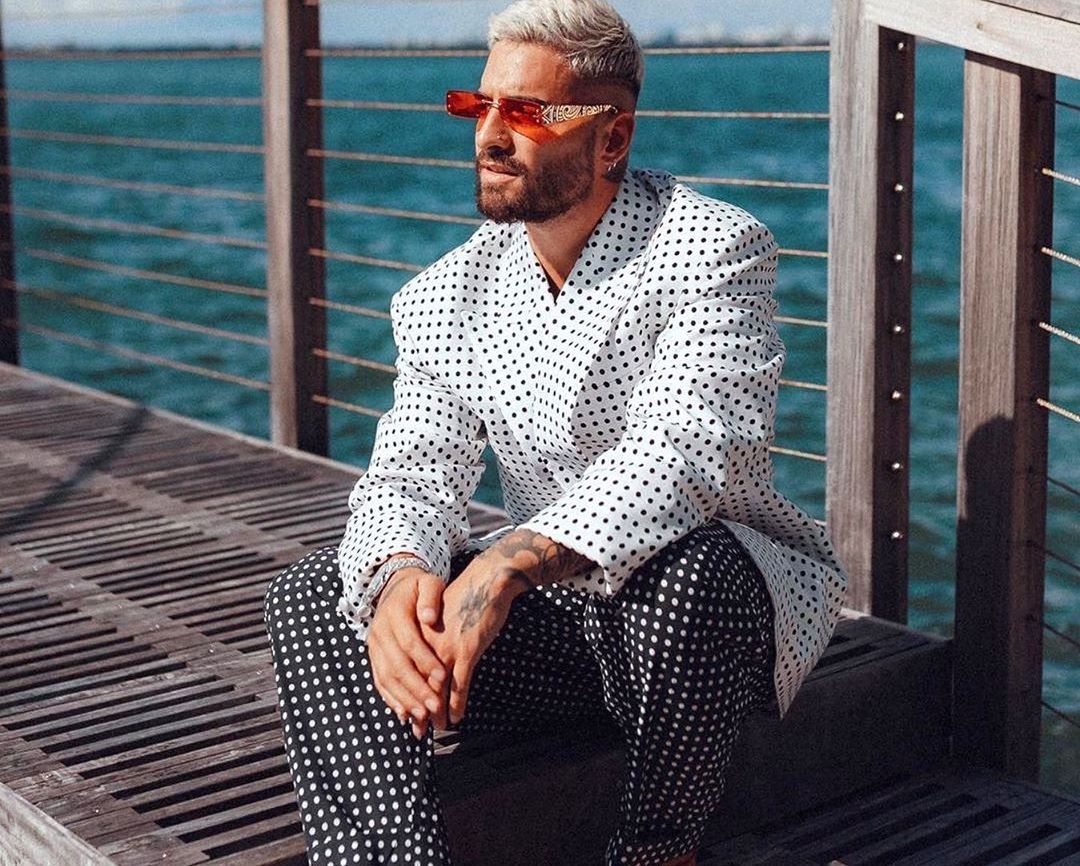 SPOTTED: Maluma in Balmain for Vogue Hommes