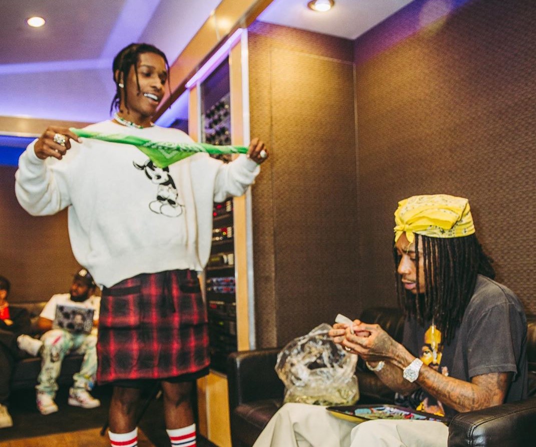 SPOTTED: A$AP Rocky Continues to Rock a Kilt