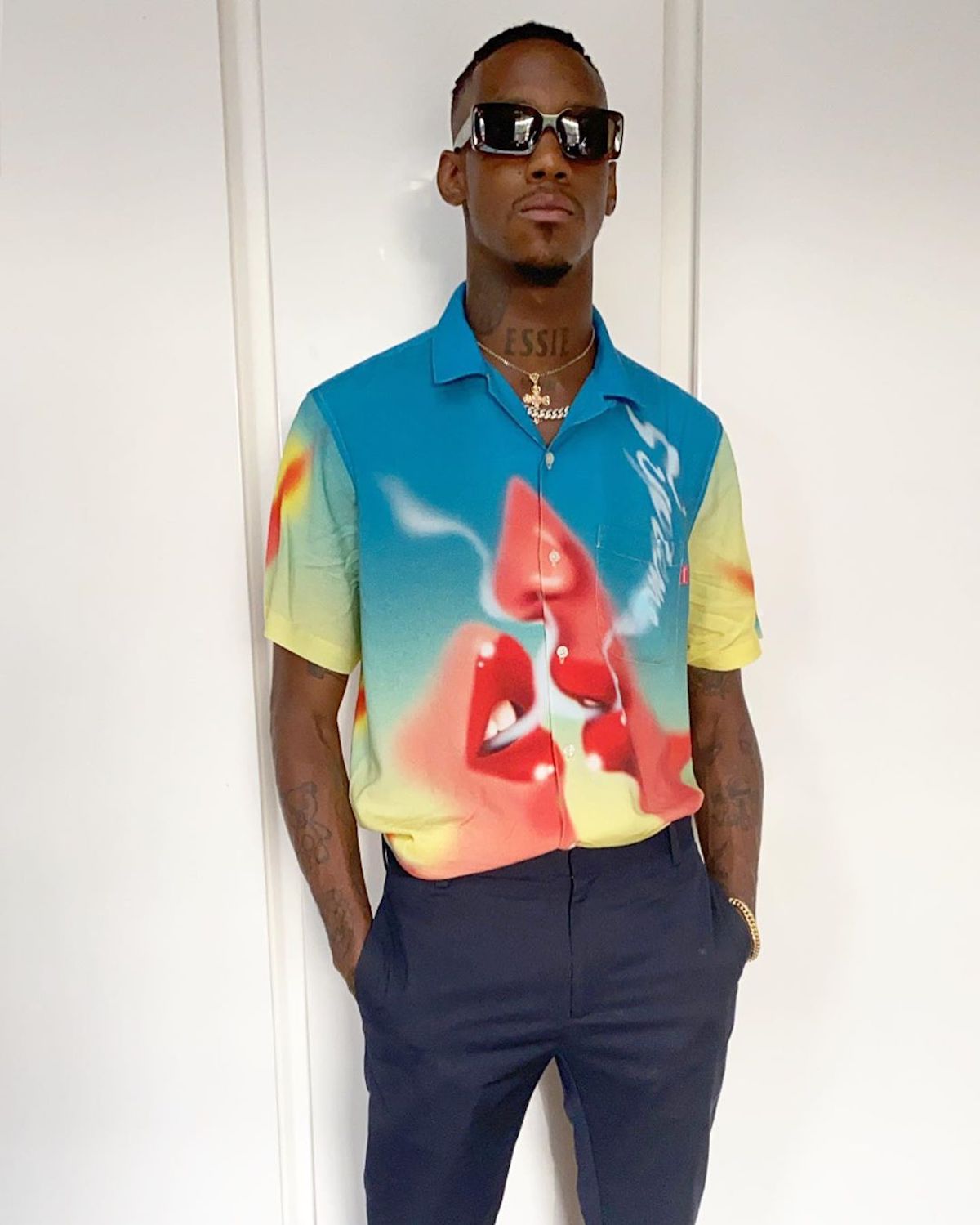 SPOTTED: Octavian Dons Supreme New York 'Blow Back Rayon' Shirt – PAUSE  Online | Men's Fashion
