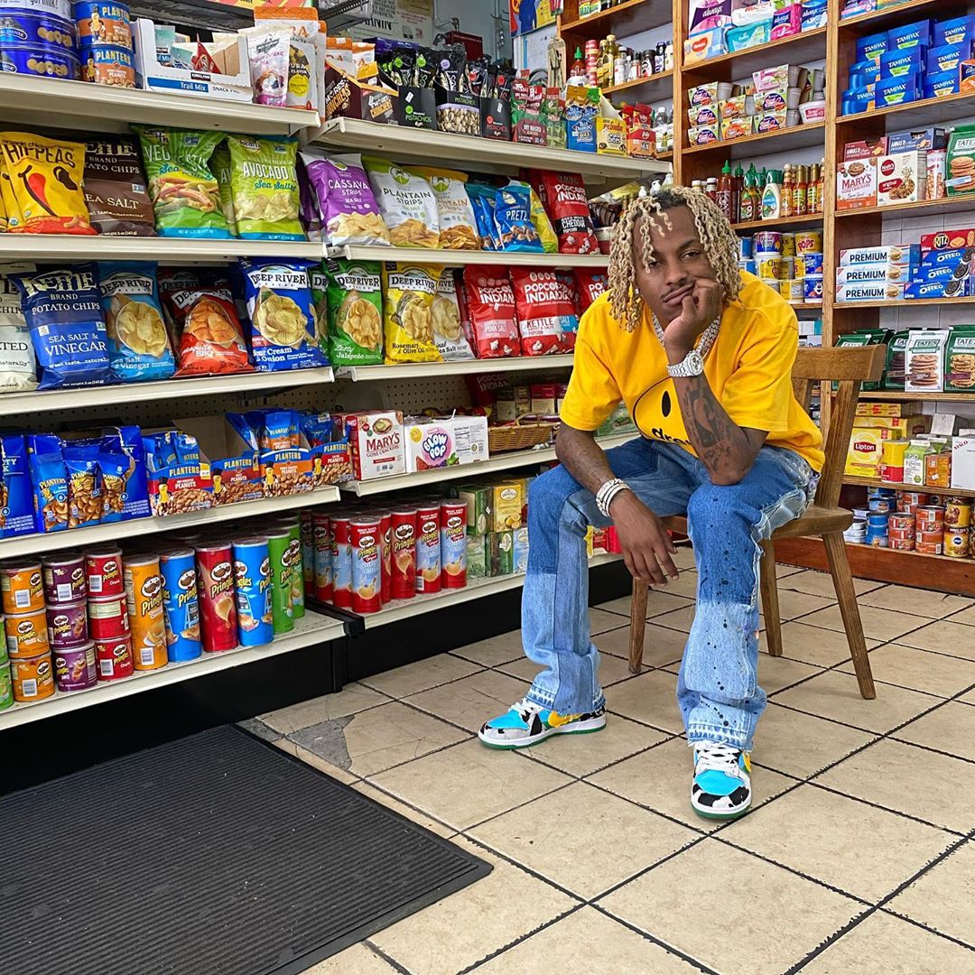 SPOTTED: Rich The Kid in Nike SB Chunky Dunky Sneakers