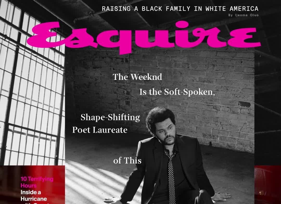 SPOTTED: The Weeknd Covers Esquire’s September Issue