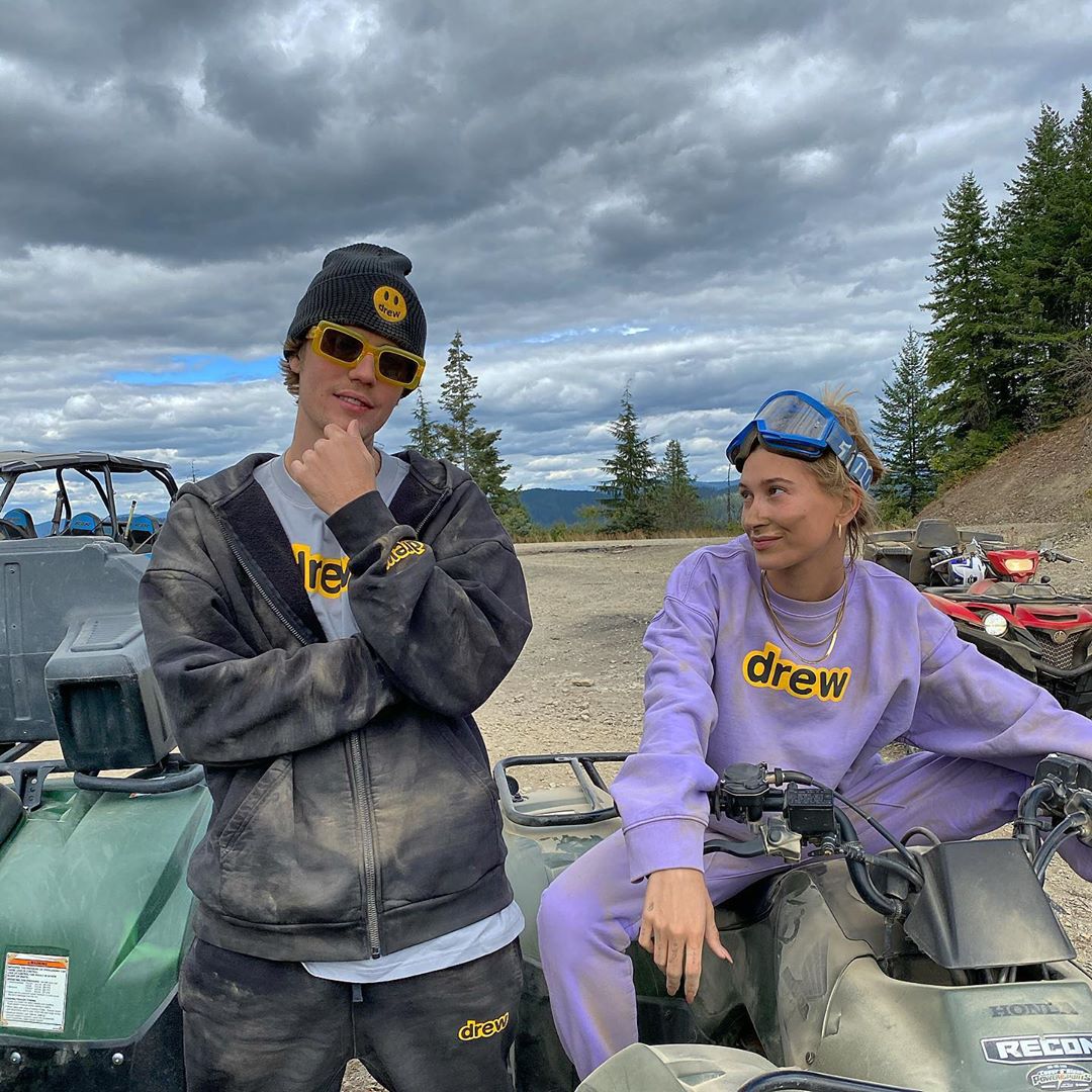 SPOTTED: Justin and Hailey Bieber get Muddy on Quad Bikes