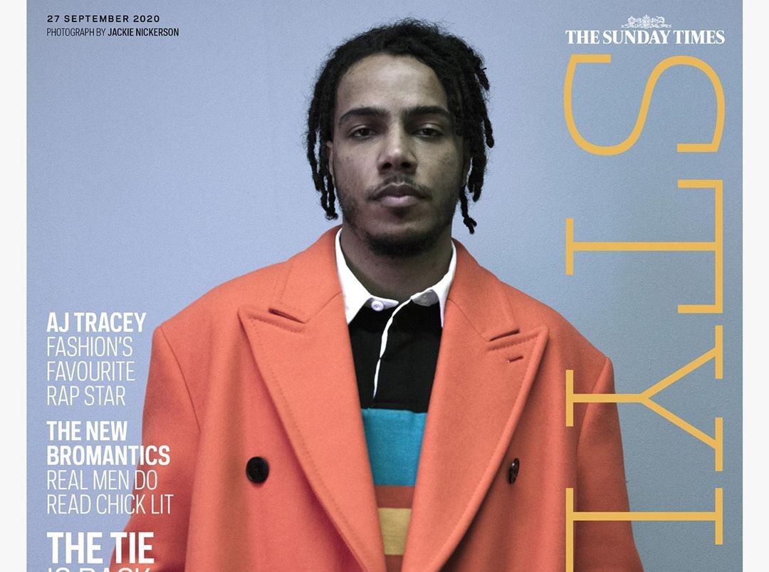 SPOTTED: AJ Tracey on the Cover of Sunday Times Style