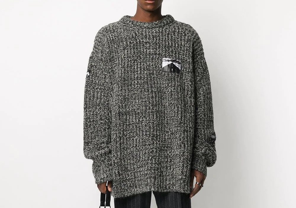 PAUSE or Skip: Raf Simons Patch Detail Jumper