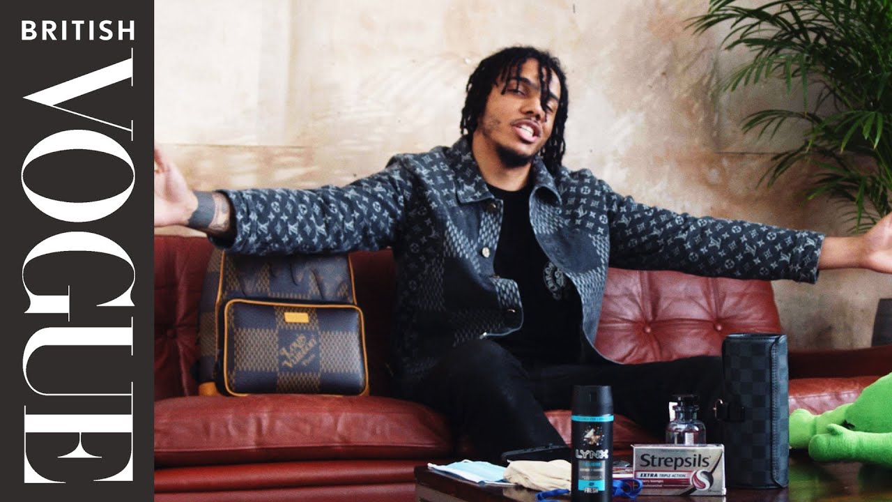 AJ Tracey Shares What’s In His Bag with British Vogue