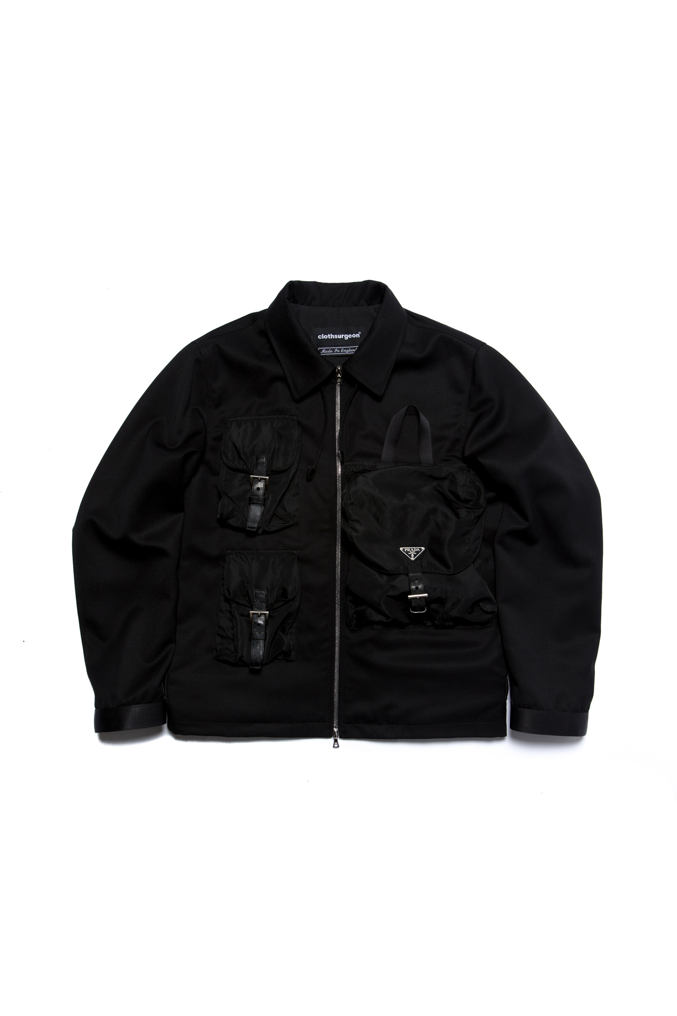 clothsurgeon Crafts Bomber Jacket From a 90s Prada Backpack
