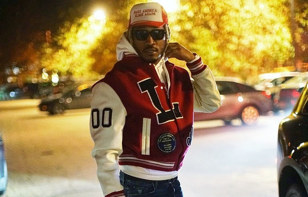 SPOTTED: Future Goes Collegiate With Louis Vuitton Jacket and AF1’s