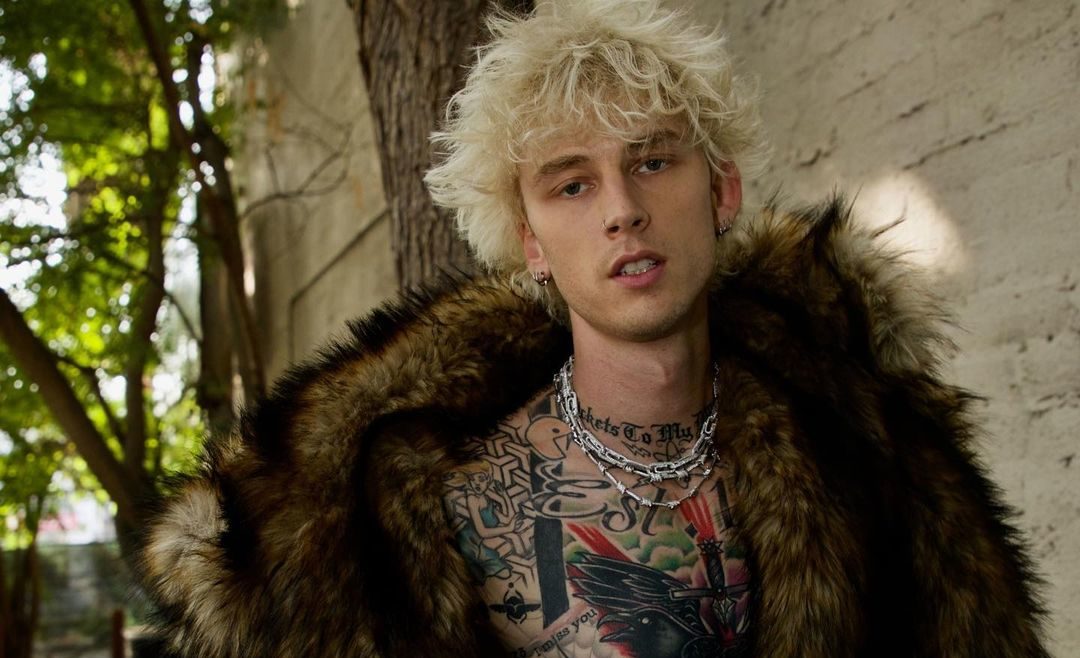 SPOTTED: Machine Gun Kelly Wears Fur DSquared2 & More With Interview Magazine