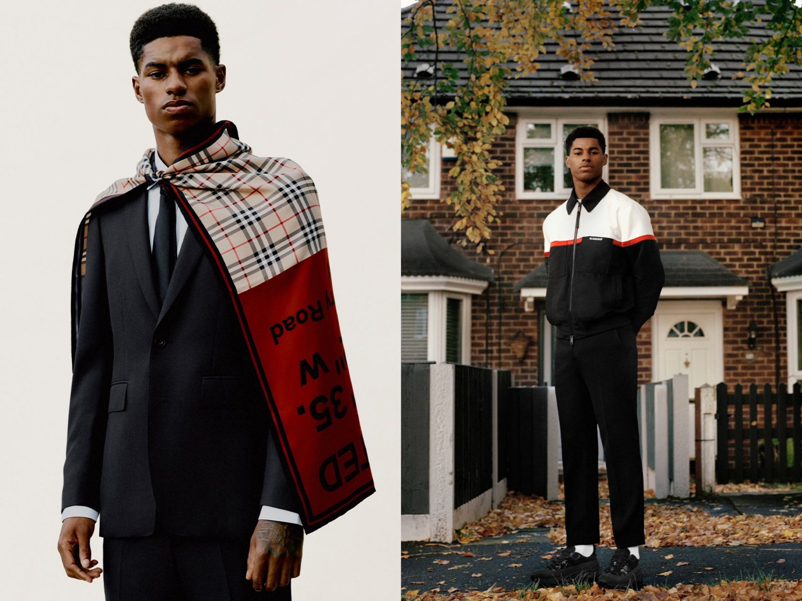 Burberry Team up with Marcus Rashford to Support Young People Around the World