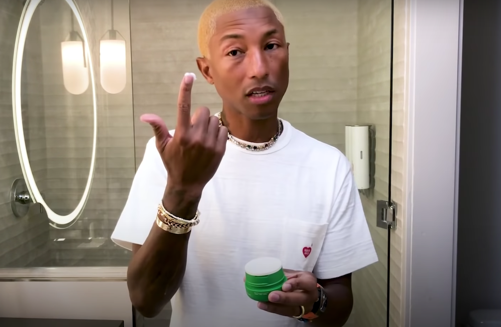 Pharrell Williams Shares his Skincare Routine with American GQ