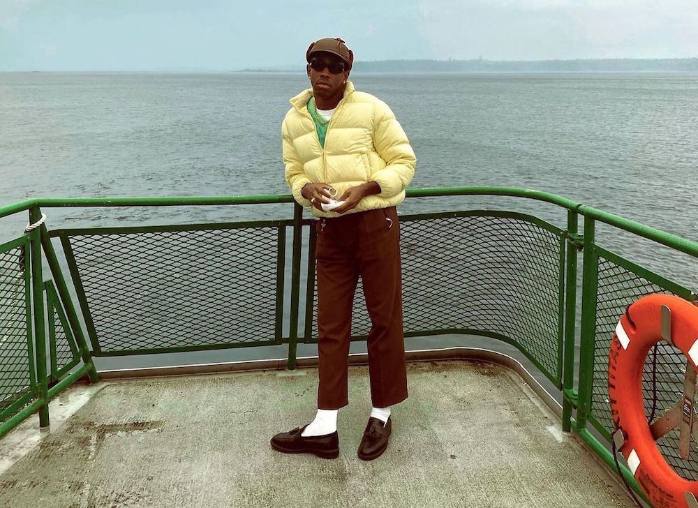 SPOTTED: Tyler, The Creator Catches a Ferry in Yellow Puffer Jacket