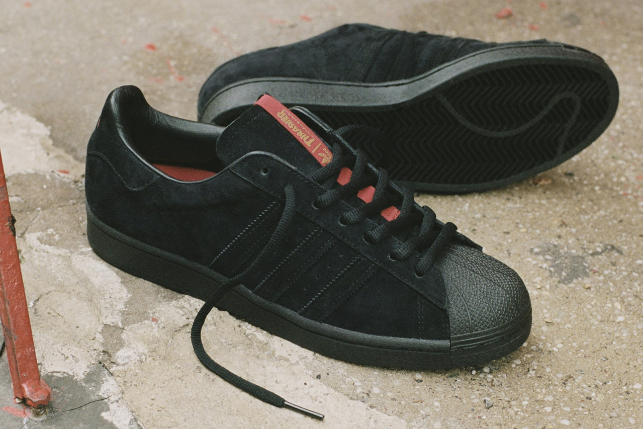 Thrasher x adidas Originals Preview Superstar ADV and Tyshawn Sneaker