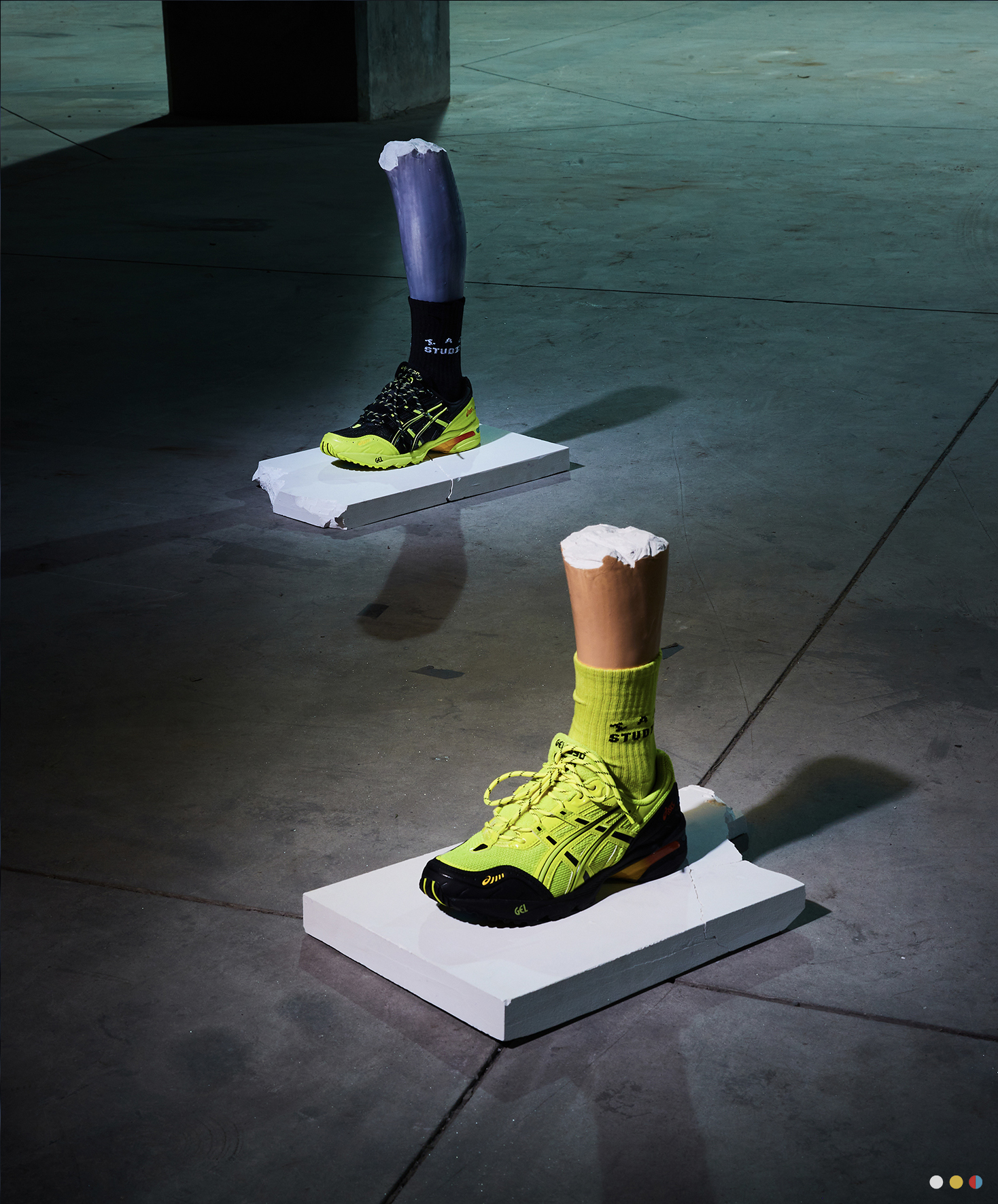 Asics and IAB Studios Launch Lime Green Infused Sneakers
