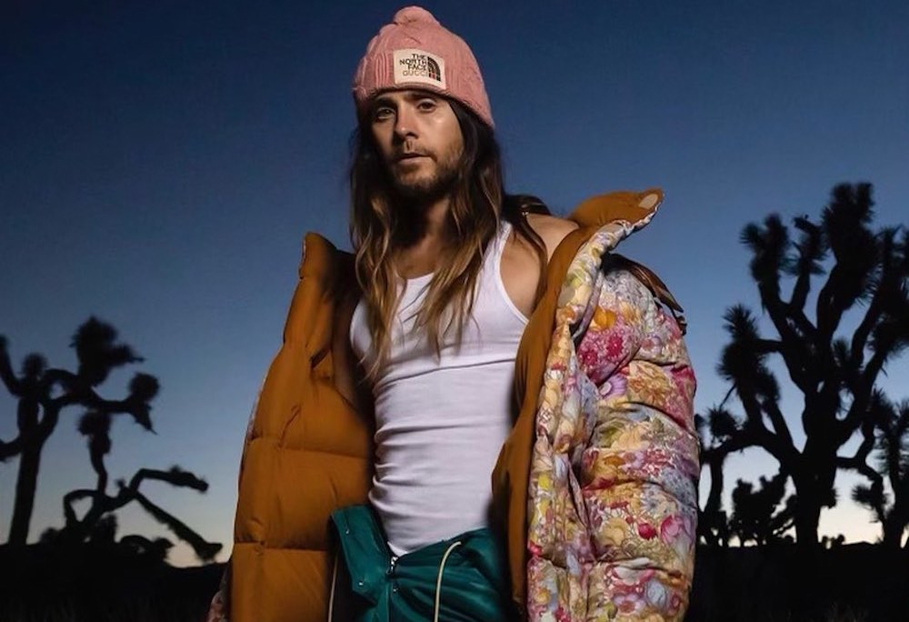 SPOTTED: Jared Leto in The North Face x Gucci for Sidetracked Magazine