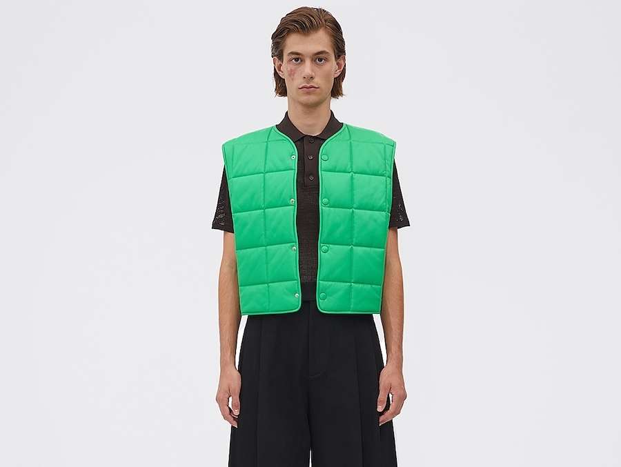 PAUSE or Skip: Bottega Veneta Green Leather Vest