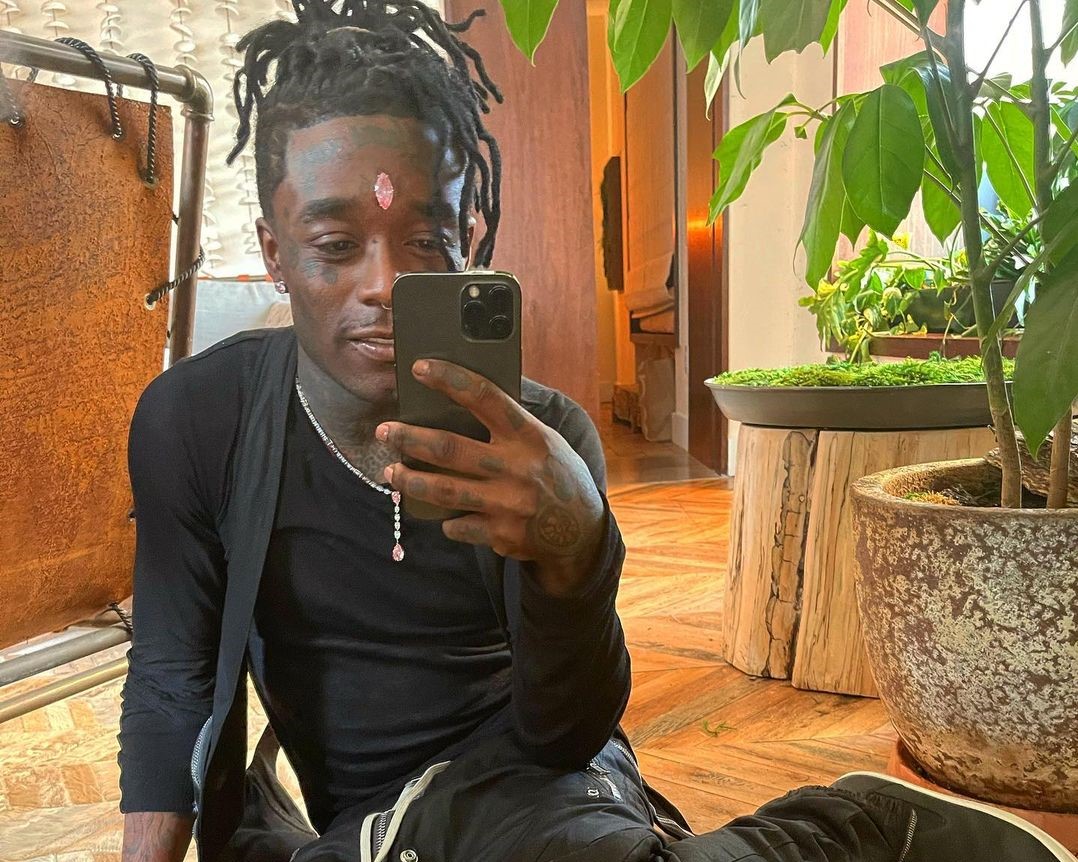 SPOTTED: Lil Uzi Vert Flexes his new Diamond Implant in Rick Owens Outfit