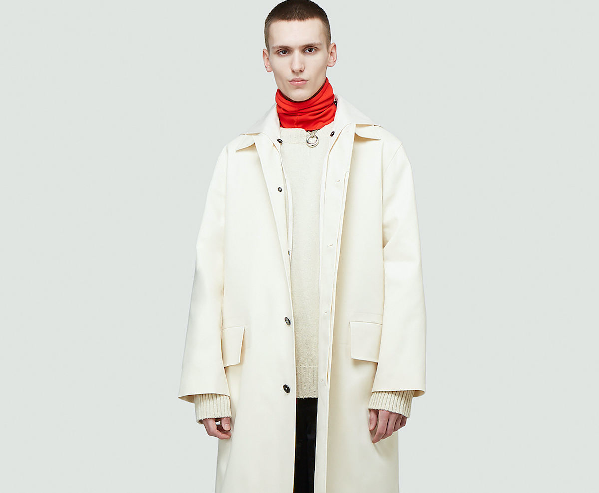 PAUSE or Skip: Jil Sander Yellow Moon Trench Coat in White