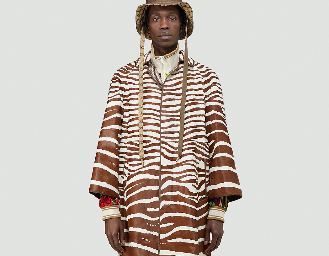 PAUSE or Skip: Gucci Zebra Print Coat