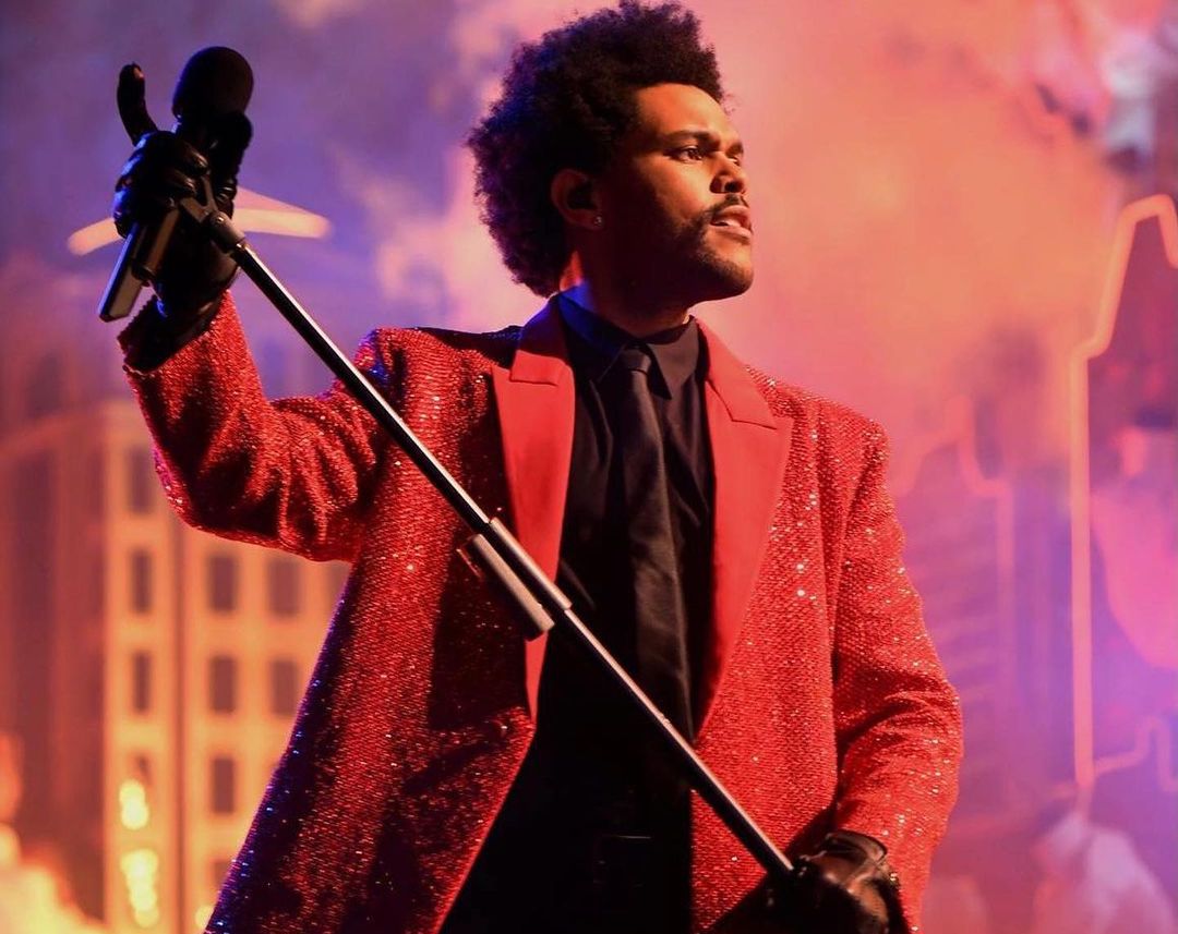 SPOTTED: The Weeknd Performs @ Superbowl in Custom Givenchy