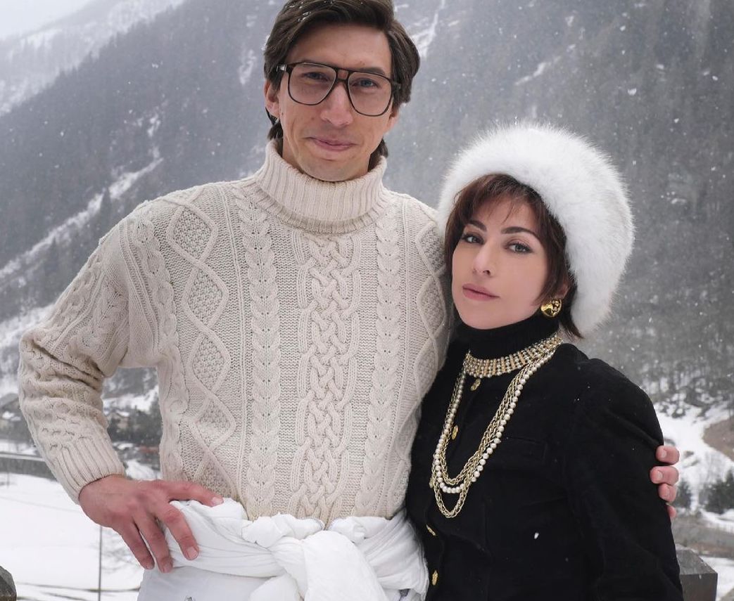 SPOTTED: Lady Gaga & Adam Driver on the set of ‘House of Gucci’