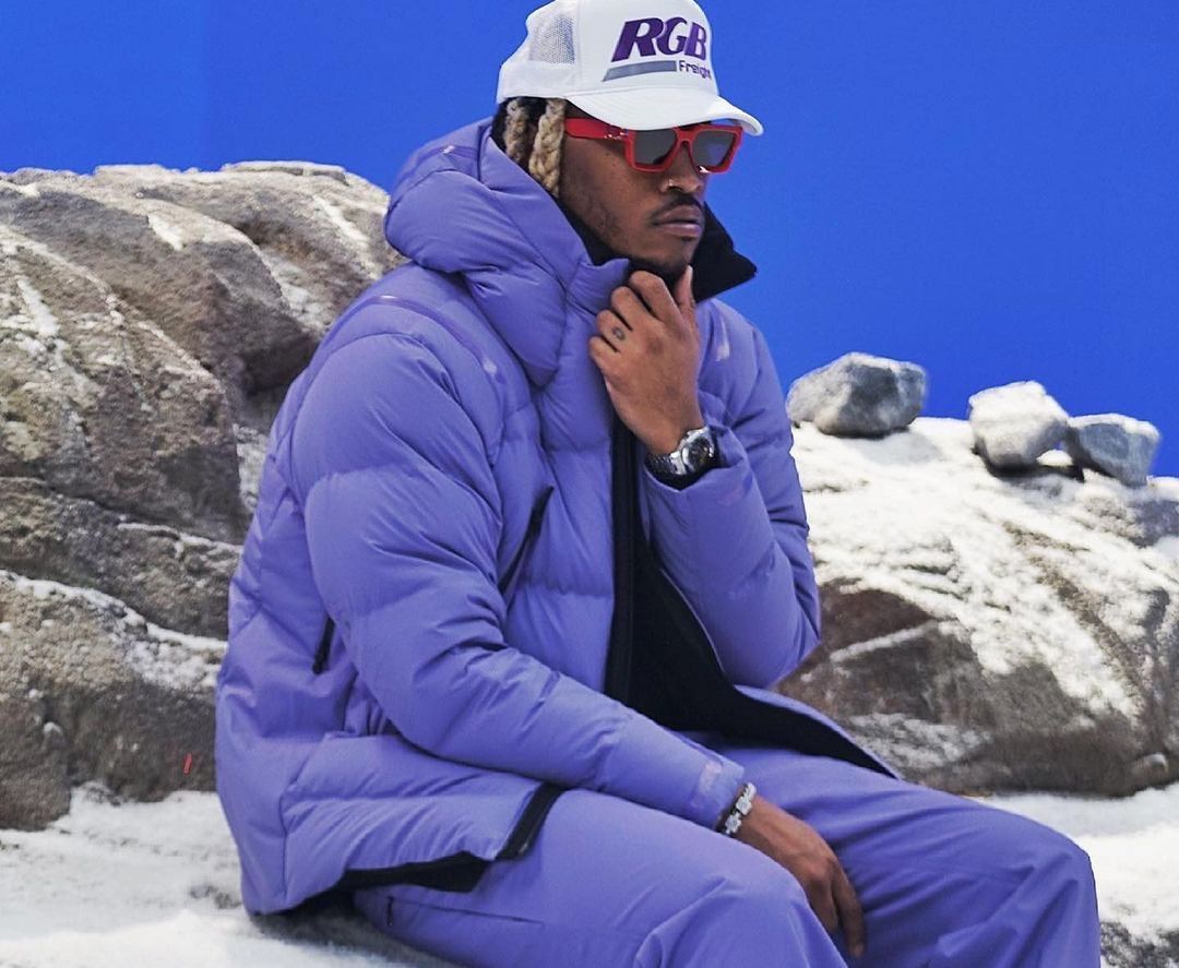 SPOTTED: Future goes All-Purple in Dior Men & Louis Vuitton