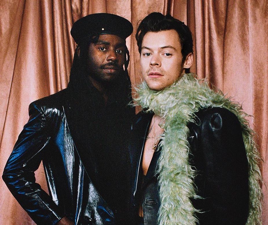 SPOTTED: Harry Styles & Dev Hynes @ The Grammys in Custom Gucci
