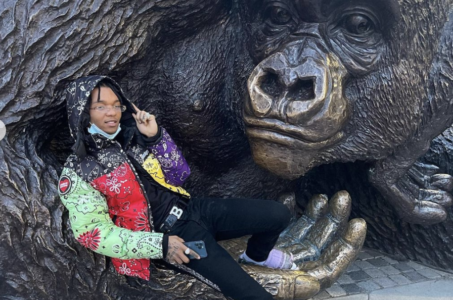 SPOTTED: Swae Lee Gets Into The Easter Spirit with Kaleidoscopic Fit