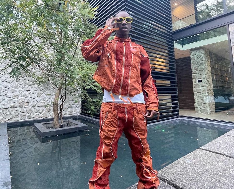 SPOTTED: Bloody Osiris in Tonal Orange Tracksuit & Lanvin Trainers