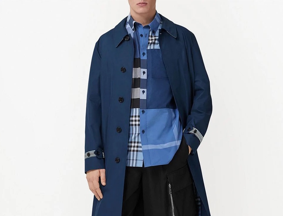 PAUSE or Skip: Burberry Stripe Detail Car Coat