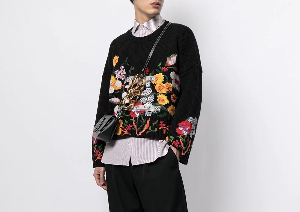PAUSE or Skip: JW Anderson Embroidered Jumper