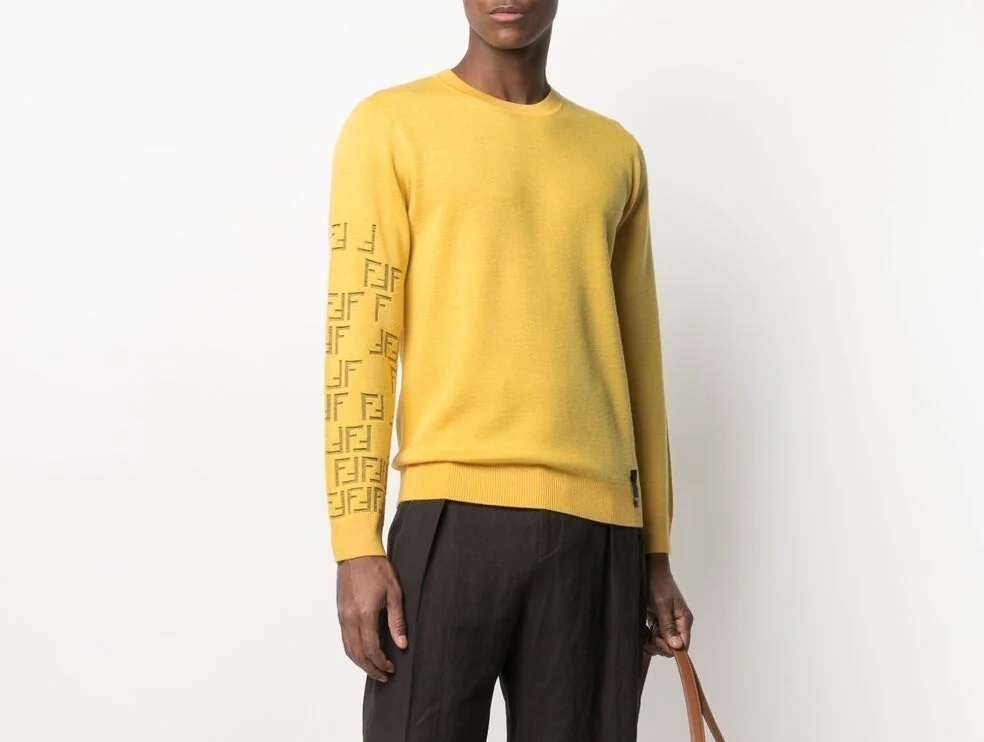 PAUSE or Skip: Fendi FF-Motif Wool Blend Sweatshirt