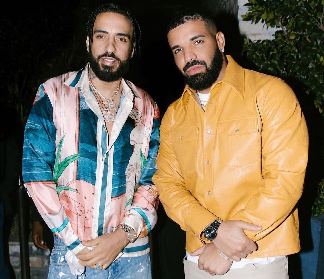 SPOTTED: French Montana & Drake in Séfr & Audemars Piguet by ALYX x MAD Paris